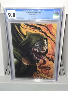 Invincible Iron Man #11 CGC Universal Grade Comic 9.8 Virgin Edition Venomized - Bild 1 von 6