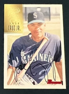 1997 BOWMAN JOSE CRUZ JR ROOKIE AUTO #CA18 RARE AUTOGRAPH ! - Picture 1 of 2