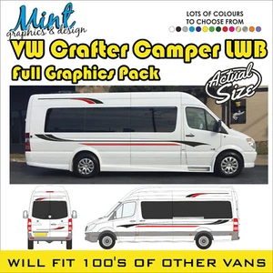 VOLKSWAGEN XLWB LWB CRAFTER VW Camper MOTORHOME Decals Stickers Van Graphics 038 - Picture 1 of 4