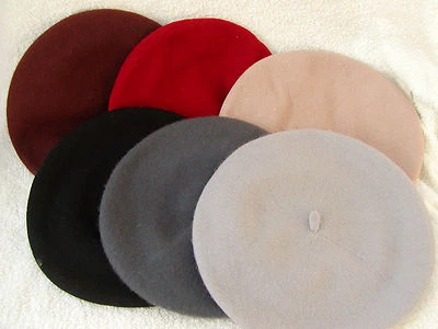 HUTPARADIES Damen Mütze Baskenmütze Wollbaske TrendTragevarianten Farbauswahl Winter Herbst