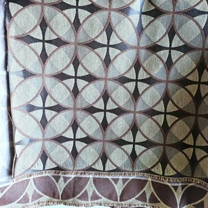 CLOCKWORK COPPER 4 YARDS KRAVET CONTRACT UPHOLSTERY FABRIC GEOMETRIC NEW 56" - Picture 1 of 4