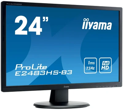 24" (60,1 cm) Monitor Iiyama ProLite E2483HS-B3 - 1920 x 1080 - Bild 1 von 3