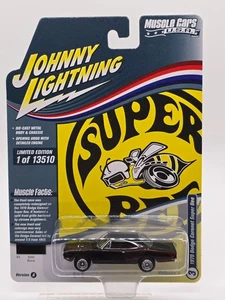 1970 Dodge Coronet Super Bee Black Johnny Lightning JLMC029 Release 1 1/64 Scale - Picture 1 of 8