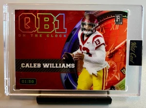 🔥2023 Wild Card QB1 🔥CALEB WILLIAMS🔥RC🔥Orange Red 🔥1/50🔥 - Bild 1 von 2