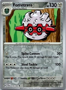 Forretress Reverse Holo Uncommon SV05: Temporal Forces 110/162 NM - Picture 1 of 2