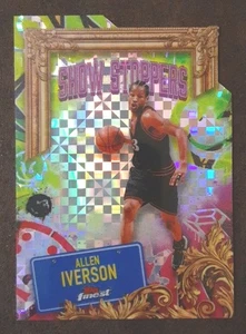 ALLEN IVERSON 2025 Topps Finest #S-19 Show Stoppers Xfractor Die Cut 76ers.  D1A - Picture 1 of 3