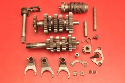 1996 92-97 SUZUKI RM125 RM 125 Transmission Gears Shaft Shift Fork Drum Complete - Image 1 of 4