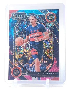 KYSHAWN GEORGE 2024-25 SELECT COURTSIDE ROOKIE COSMIC PRIZM WIZARDS RC Q4308 - Picture 1 of 2