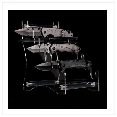 Messerhalter Acryl Messerständer Vitrine Display Deko Präsentation - Bild 1 von 4