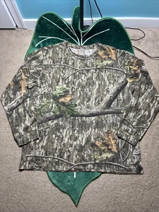 Size 2XL MAGELLAN Outdoors Hunt Camo Longsleeve Tshirt Mossy Oak Country Roots - Picture 1 of 18