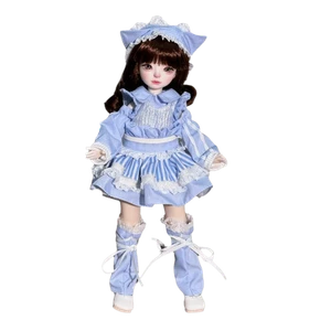 Strickjacke 1/6 BJD Puppen Outfit Set Puppenkleid  Mädchen Spielzeuggeschenk - Picture 1 of 27