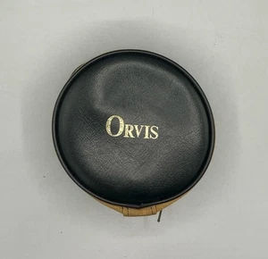 Orvis 4 1/2" Fliegenrollenetui Reißverschluss Canvas Clamshell - Bild 1 von 4