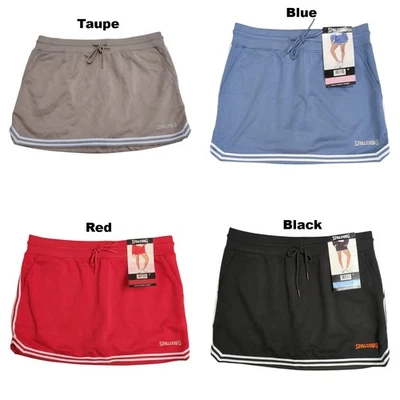 Pantalón corto Spalding para mujer cintura elástica bolsillos laterales ajuste relajado Foto 1 de 2