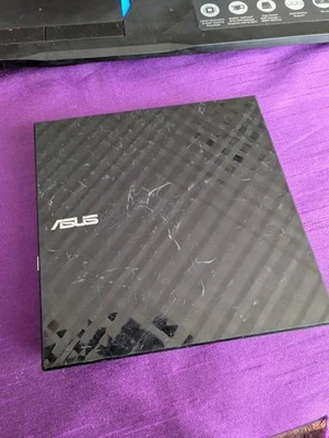 Asus external CD, DVD-RW Burner, Player, writer, reader , ones red description  - Image 1 of 4
