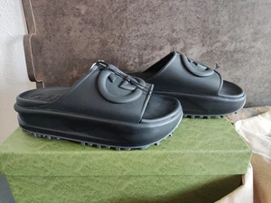 Gucci Clogs Damen schwarz Slipper Sandalen Damen Gr. 39 schwarz NEU! - Bild 1 von 7