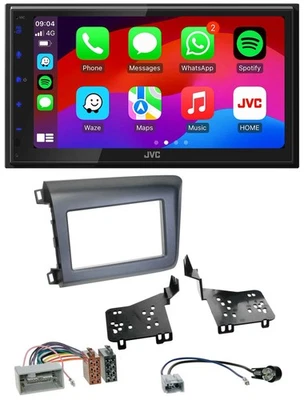 JVC Bluetooth USB MP3 2DIN DAB Autoradio für Honda Civic US Modelle 2012-2015 - Bild 1 von 4