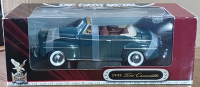 YAT MING: "1948 Ford Convertible" Road Signatures Green 1:18 NIB- 2001 - Image 1 of 4