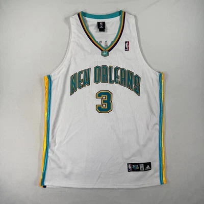 New Orleans NBA Adidas Chris Paul #3 White Jersey Men's Size 52 - Image 1 of 4