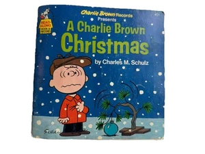 Vintage A Charlie Brown Christmas 1977 Read-along Book and Vinyl 45 Record VTG - Picture 1 of 9