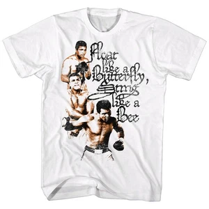 T-shirt Muhammad Ali - 3 pose - manica corta - adulto - Foto 1 di 1