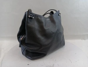 Bolso de Hombro Vince Camuto Rayna Cuero Guijarro Negro Doble Asas# - Imagen 1 de 21