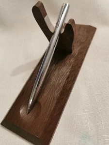 Vintage Sheaffer Imperial Fluted Chrome Finish Kugelschreiber - Rot Beschreibung  - Bild 1 von 6