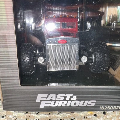 Jada Toys 1:24 "Fast & Furious" Hobbs & Shaw's Custom Peterbilt Diecast Vehicle - Image 1 of 4
