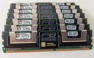 KIT RAM SERVIDOR 28GB 7x4GB Kingston KTH-XW667/8G DDR2-667 PC2-5300F ECC FB - Imagen 1 de 4