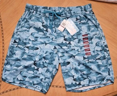 Nuevo Reef Life Board Shorts Nuevo con Etiquetas Azul XL Peces Pesca de Agua Salada UPF 30 Secado Rápido Foto 1 de 4