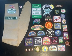 1990s 2000s GIrl Scout Lot Of Sash Patches Central Coast California - Bild 1 von 9