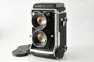 [Near MINT] Mamiya C220 Pro TLR 6x6 Camera Sekor 80mm f2.8 Blue Dot From JAPAN - Image 1 of 4