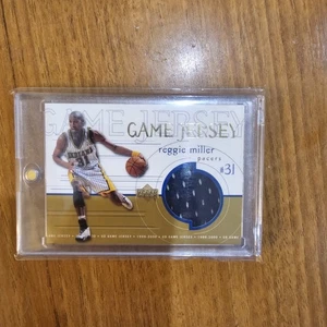 1999-00 Upper Deck Game Jersey Reggie Miller #Gj16 Century Club /100 (MEM) - Picture 1 of 2