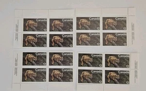 Canada 1977 Endangered Wildlife  732 MS Of Plate Blocks MNH  - Bild 1 von 1