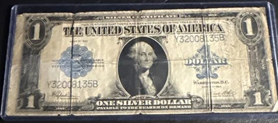 1923 Horse Blanket $1 Silver Certificate Note (3) - Image 1 of 2