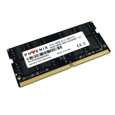 PHOENIX RAM 8GB (1x8GB) DDR4 2400MHz SODIMM PC4-19200 CL17 260 PIN 1,2V - Bild 1 von 2