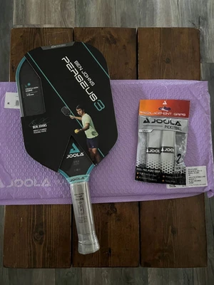 JOOLA Ben Johns Perseus 3 Pickleball Paddle 16mm with 1 Replacement Grip NEW
