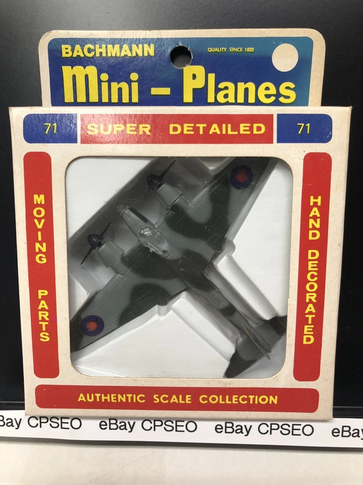 Miniaviones Bachmann De Havilland Mosquito DE COLECCIÓN #71 1:160 EN CAJA EN MUY BUENA CONDICIÓN leer Foto 1 de 4