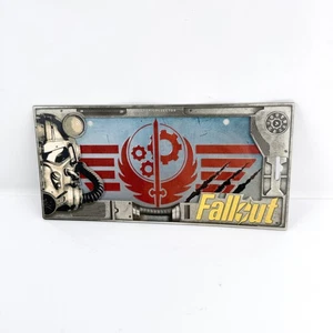 Fallout License Plate Brotherhood of Steel Auto Truck car tag Aluminum - Picture 1 of 4
