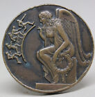 Sports/ Athletics Winged Woman Marianne Victory 1929 Art Deco Medal By Mascaux