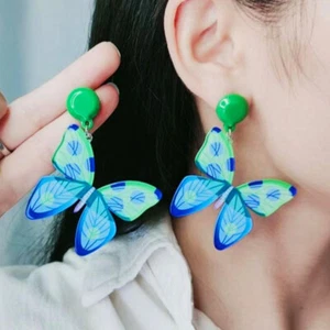 New large butterfly earrings - Picture 1 of 2