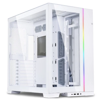 LIAN-LI PC Computer Mid Tower Case O11DEW Dynamic EVO White ATX PC-011DEW - Image 1 of 4