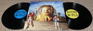 ÁLBUM ASTROWORLD FIRMADO POR TRAVIS SCOTT JSA LOA AUTÓGRAFO DISCO VINILO RAP - Imagen 1 de 4