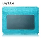 Bus Pass 5 Card Slot Card Holder Credit Card Pocket Pu Leather Wallet Card Case