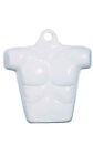 Economy Male White Plastic Shirt Form - Fits Men's Sizes S-L