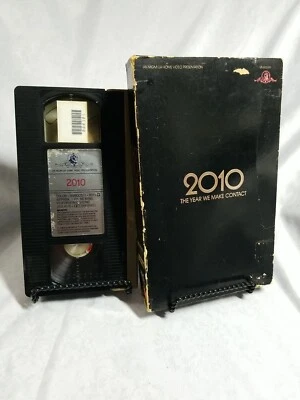 2010 The Year We Make Contact (VHS 1984 MGM) BIG BOX Roy Scheider Sci-Fi Foto 1 de 2