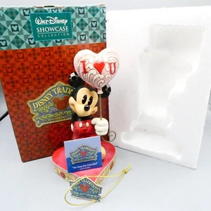 Enesco Disney Showcase Figur 4026087 Mickey mit Herz Ballon verpackt + Etikett - Bild 1 von 10