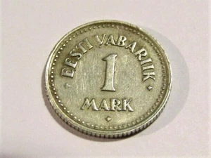 1924 Estonia 1 Mark Coin - Picture 1 of 5