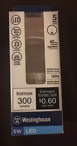 Westinghouse 5W Flame Tip CA11 Dimmable LED Light Bulb Warm White - Picture 1 of 2