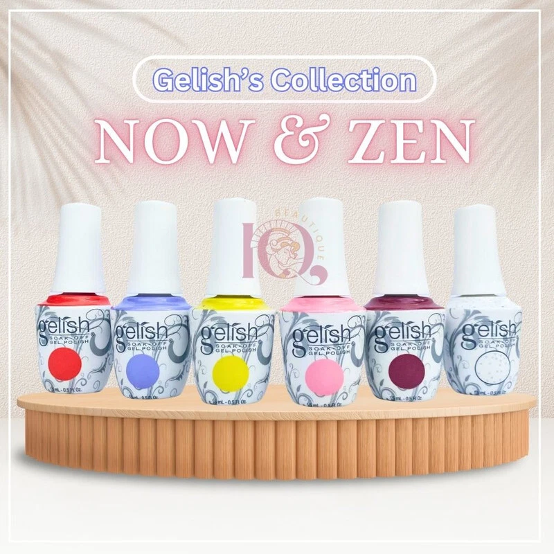 Gelish осень 2024 «Сейчас и Дзен» гель-лак полная коллекция 6 шт. без диска - Изображение 1 из 1