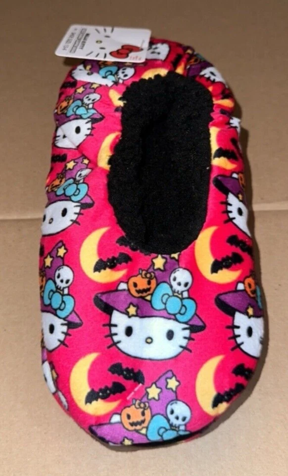 ZAPATILLAS HELLO KITTY BRUJA DIFUSA BABBA HALLOWEEN NIÑOS TALLA S/M M/L NUEVAS Foto 1 de 1